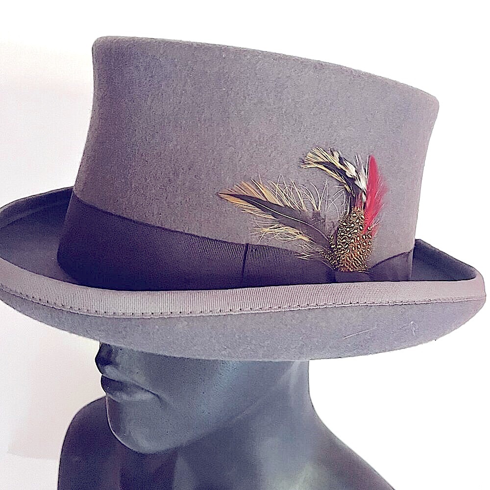 Kenny K Men's Wool Felt Derby Hat